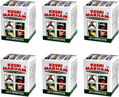 Kesri Marham Natural And Ayurvedic Formulation With Strong Smell 40g (Pack of 6) Balm(6 x 40 g)