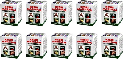 Kesri Marham Natural And Ayurvedic Formulation With Strong Smell 40g (Pack of 10) Balm(10 x 40 g)