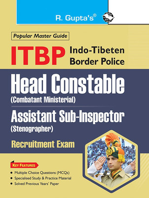 ITBP : Head Constable (Combatant Ministerial)/Assistant Sub-Inspector (Stenographer) Recruitment Exam Guide(English, Paperback, RPH Editorial Board)