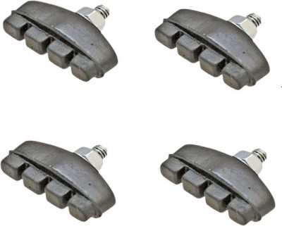 ShreNik Kids Cycle Brake Shoes 12T 14T 16T 20T Bicycle Caliper Brakes Pads Rubber 4PCS Brake Shoe(Black)