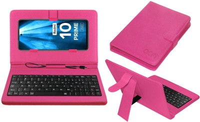 ACM Keyboard Case for Xiaomi Redmi 10 Prime 2022(Pink, Cases with Holder, Pack of: 1)