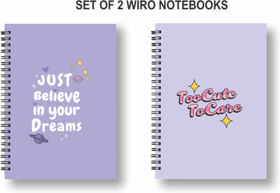 Papco Dot grid notebooks A5 Diary Dot grid 144 Pages(Multicolor, Pack of 2)