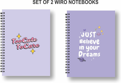Papco Dot grid notebooks A5 Diary Dot grid 144 Pages(Multicolor, Pack of 2)