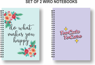 Papco Dot grid notebooks A5 Diary Dot grid 144 Pages(Multicolor, Pack of 2)