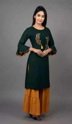 Aayat Fashion Women Kurti Palazzo Set