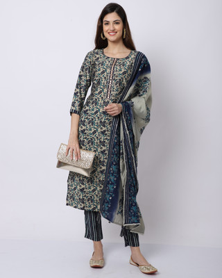 Rajnandini Women Kurta Pant Dupatta Set