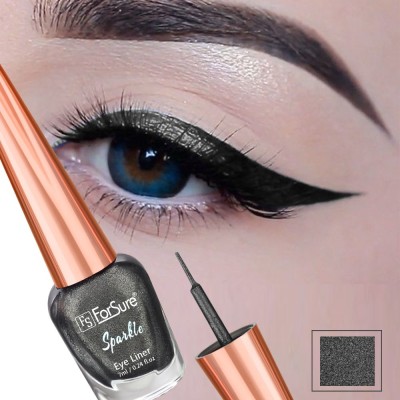 ForSure Absolute Shine Liquid Glitter Eyeliner, Intense Color, Long Lasting 7 ml(Glitter Grey)