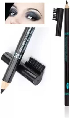 AMOSFIA Waterproof Prefect Eyebrow Pencil With Eyebrow Brush(BLACK)
