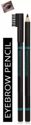 AMOSFIA Natural Eyebrow Pencil with Brush(BLACK)