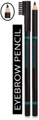 FELICECHIARA 2 in 1 Dual Function Eyebrow Pencil with Spoolie Brush(BLACK)