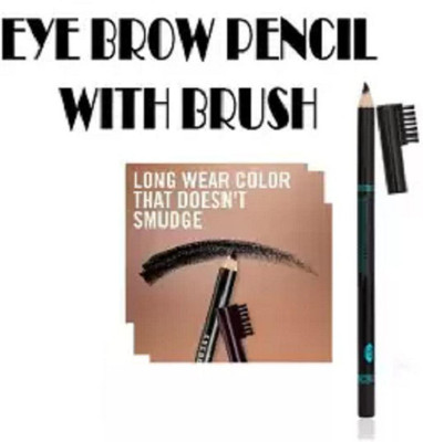AMOSFIA Ultra Soft Smudge-proof eyebrow pencil for perfectly defined brows(BOLD BLACK)