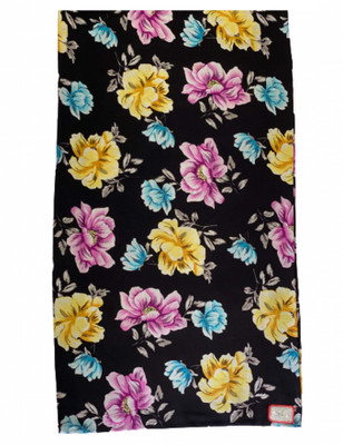 VIRGINIA Viscose Rayon Floral Print Multi-purpose Fabric