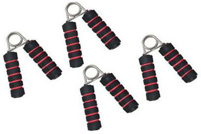 HITSHU red hand gripper-4 piece Hand Grip/Fitness Grip(Red)