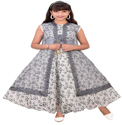 Dollfashion Flared/A-line Gown(Grey, White, Black)