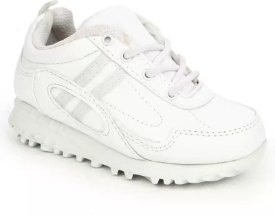 Force 10 By Liberty Boys & Girls Lace Running Shoes(White)