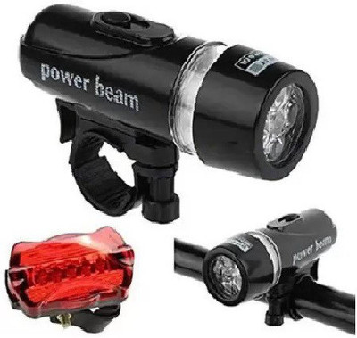 Hitman Bicycle Front & Back Light combo Krypton Wheel Reflectors(Red & Black)