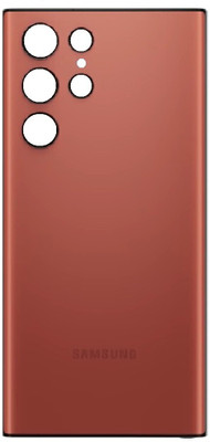 AL HAYY TRADERS SAMSUNG GALAXY S22 ULTRA ORIGINAL Back Panel(DARK RED)