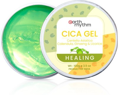 Earth Rhythm Cica Gel, Reduces Redness, Fade Scars, for Oily & Acne Prone Skin - 100gm(100 g)