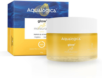 Aqualogica Glow+ JellO Illuminating Face Moisturizer with Vitamin C & Papaya(50 g)
