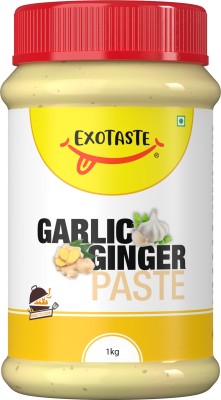 EXOTASTE Ginger Garlic Paste 1 Kg Cooking use Naturally Processed Adrak Lahsun Chutneys(1 kg)