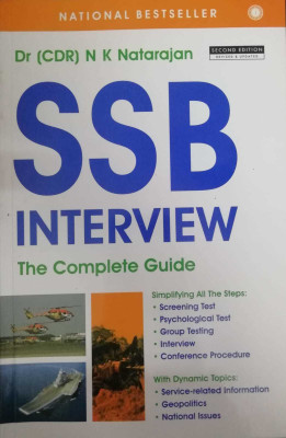 SSB Interview: The Complete Guide, Second Edition(Paperback, Dr. N.K. Natarajan)