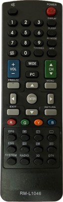 SHIELDGUARD Remote Control RM-L1046 Compatible for LED TV Sharp Remote Controller(Black)