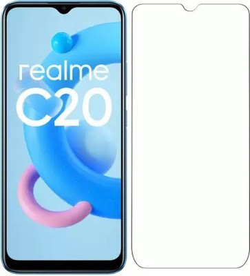 Monolevel Edge To Edge Tempered Glass for REALME C20(Pack of 1)