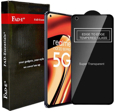 FAD-E Edge To Edge Tempered Glass for realme Narzo 50 Pro 5G(Pack of 1)