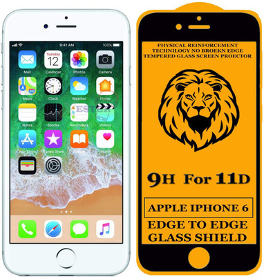 CVWOAKS Edge To Edge Tempered Glass for Apple iPhone 6(Pack of 1)