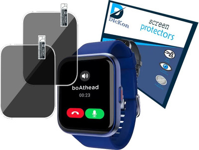 DDICKON Screen Guard for boAt Wave Connect Screen Guard(Pack of 2)