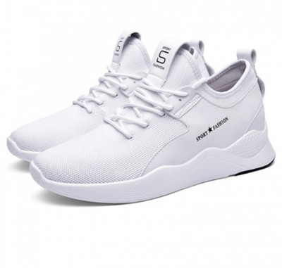 Begone Smart Light Weight Eva Sports Shoe For Men's & Boys Running Shoes For Men(White , 7)