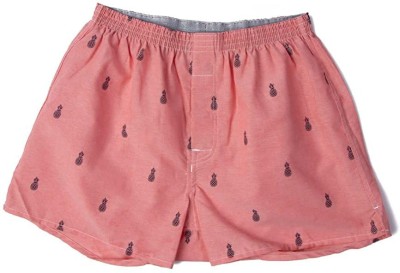 Yoyoso Printed Men Pink Boxer Shorts