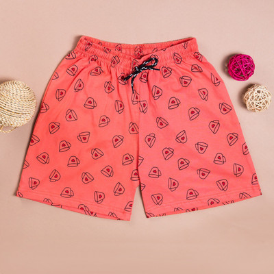 POWERmerc Printed Women Orange Hotpants