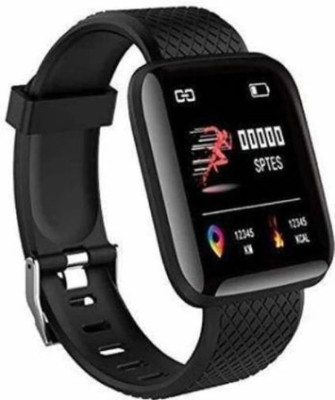 hpsp IDS116 SMART BRACELET WATCH IT SUPPORTS ONLY NOTIFICATION Smartwatch(Black Strap, Free size)