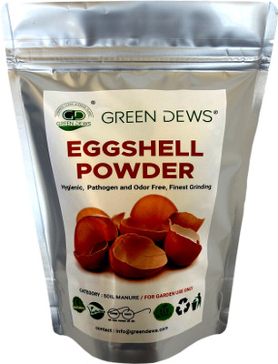 Green Dews EGGSHELL POWDER FERTILIZER- FASTER THAN BONE MEAL Fertilizer(2 kg, Powder)