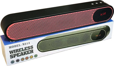 WRADER TV Soundbar 3D Surround Desktop Bluetooth Speaker for Home Soundbar 10 W Bluetooth Soundbar(Black, Stereo Channel)