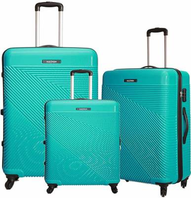 SAFARI Magnum Trolley Bag set of 3|4W Hard Body with Number Lock|Cabin+Medium+Large Cabin & Check-in Set - 30 inch