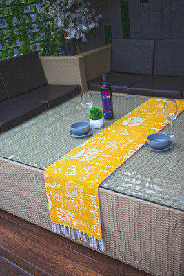 Benchmark Multicolor 183 cm Reversible Table Runner(Cotton)