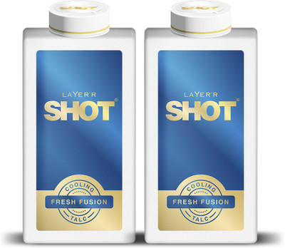 LAYER'R Shot Fresh Fusion Cooling Talc(2 x 150 g)