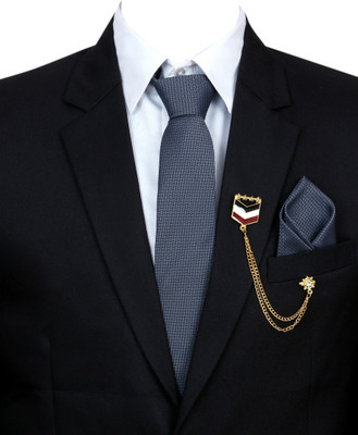 RANDOM STRIPE Self Design Tie(Pack of 3)