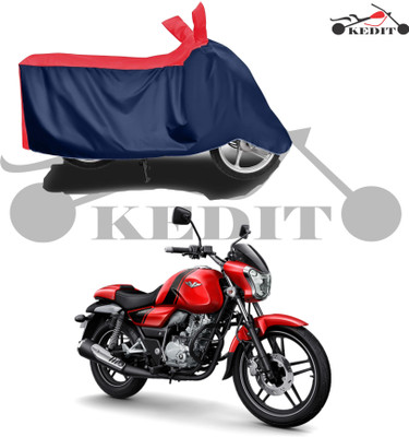 KEDIT Waterproof Two Wheeler Cover for Bajaj(V12, Red, Blue)