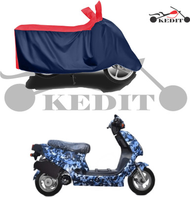 KEDIT Two Wheeler Cover for Hero(Electric AXLHE-20, Red, Blue)