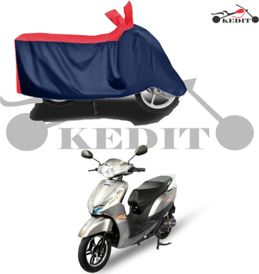 KEDIT Waterproof Two Wheeler Cover for Ampere(Magnus BS6, Red, Blue)