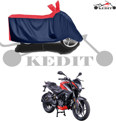KEDIT Two Wheeler Cover for Bajaj(Pulsar NS125, Red, Blue)