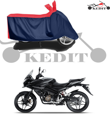 KEDIT Two Wheeler Cover for Bajaj(Pulsar 200 NS DTS-i, Red, Blue)