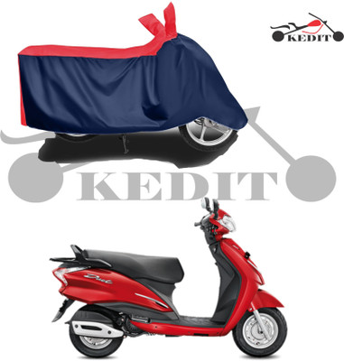 KEDIT Two Wheeler Cover for Hero(Duet 125CC, Red, Blue)