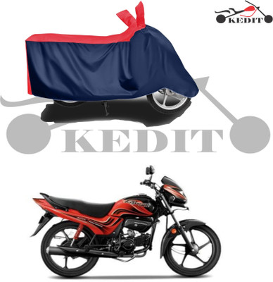 KEDIT Waterproof Two Wheeler Cover for Universal For Bike(Passion, Red, Blue)