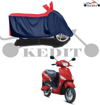 KEDIT Two Wheeler Cover for Hero(Electric Optima Li BS6, Red, Blue)