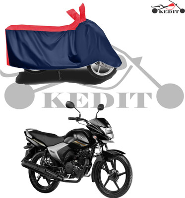 KEDIT Waterproof Two Wheeler Cover for Yamaha(Saluto BS6, Red, Blue)