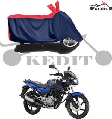 KEDIT Two Wheeler Cover for Bajaj(Pulsar 150, Red, Blue)
